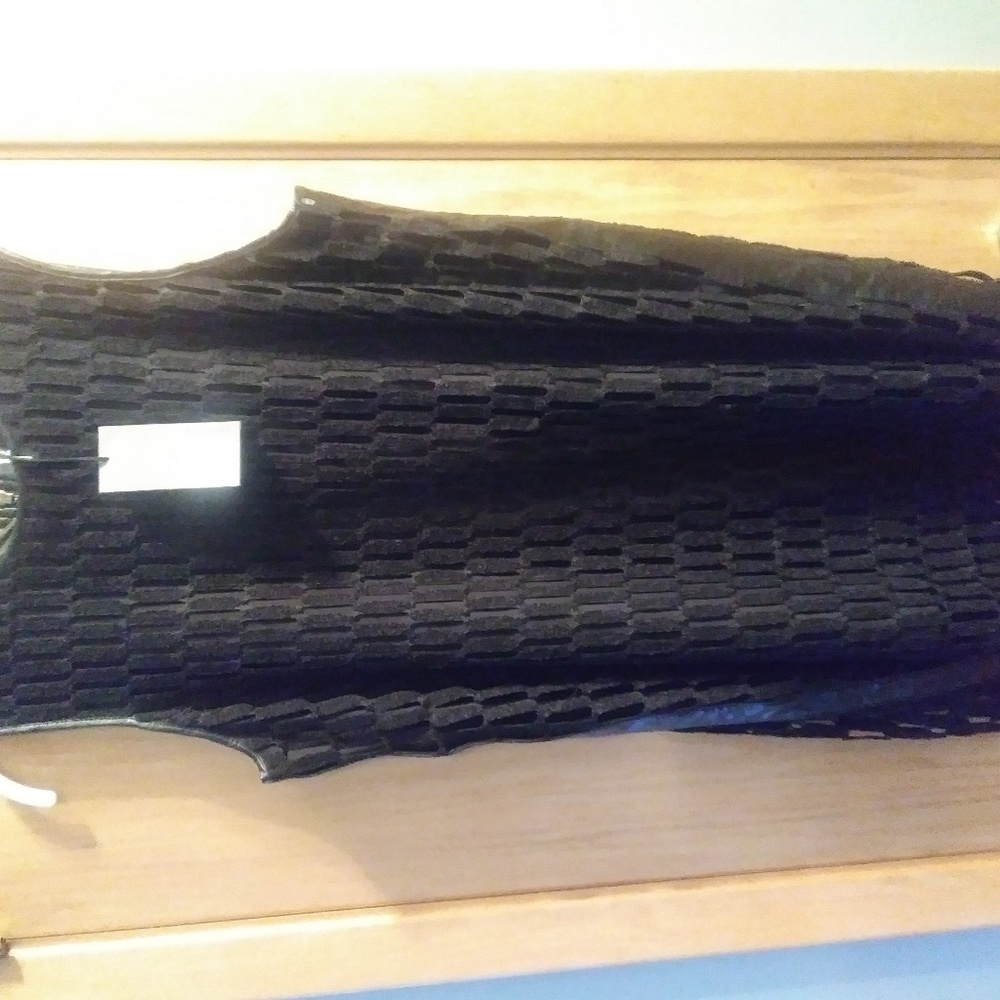 Black overlay dress